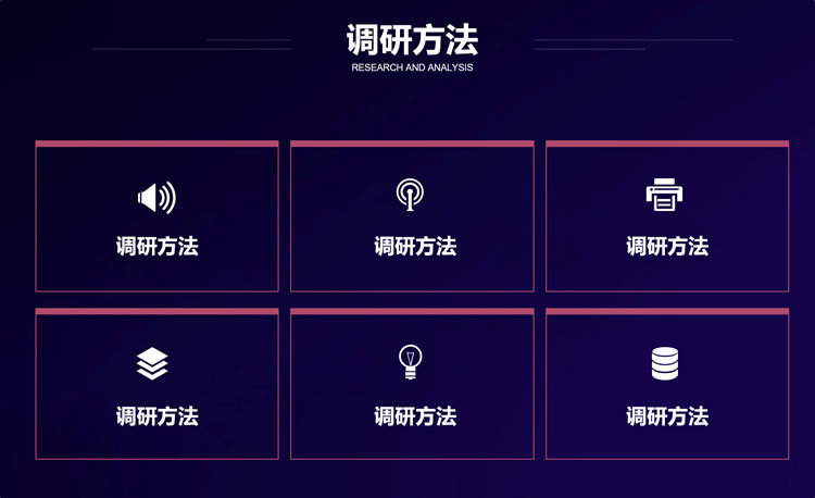 调研报告ppt模板素材