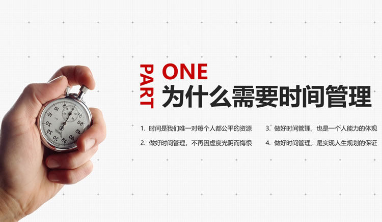时间管理ppt素材