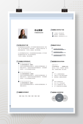 灰色大气极简医疗器械销售市场专员求职简历Word模板